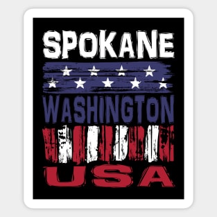 Spokane Washington USA T-Shirt Sticker